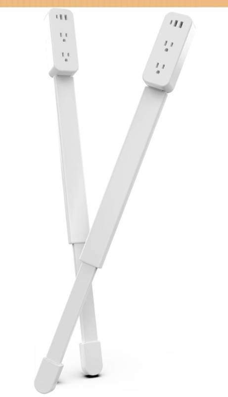 lot 3662 image: Electrical Outlet Extender Stick 2pack