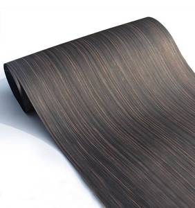 lot 6057 image: Natural Black Ebony Wood Veneer, Straight Grain  23 x 98 Sheet  Ideal for Furniture Refurbishing, Guitar Building, Speaker Panels, Automotive Interior, and Handmade DIY Projects