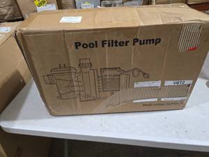 lot 6090 image: FOTING CLP12005 - InAbove Ground Pool Pump, Self Primming, 1.5HP, 6000GPH