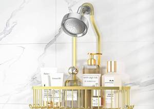 lot 6113 image: Never Rust Shower Caddy Hanging