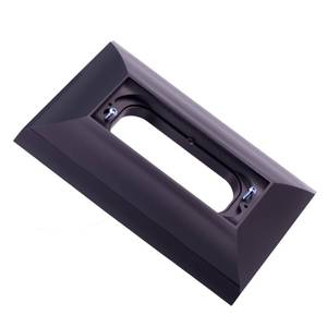 lot 6185 image: Doorbell Mounting Bracket Adapter Plate Compatible with Nutone M&S Intercom Ring and Similar Ring Doorbell Accessories Contains Hidden Screws Mount Video Door Bell Kits Black