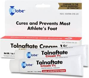 lot 6193 image: Globe Tolnaftate 1%, 1 Oz Antifungal Treatment, Proven Clinically Effective on Most Athletes Foot and Ringworm (2 Pack)