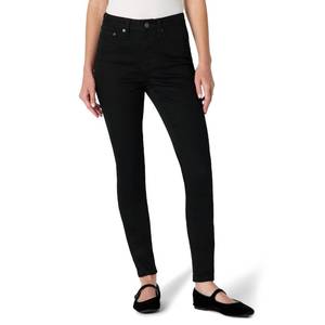 lot 6227 image: Amazon Essentials Womens High Stretch High-Rise Skinny Jeans, Black, 16