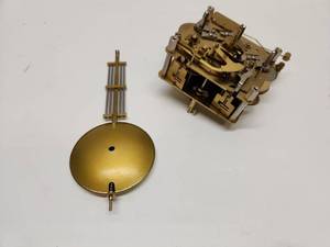 lot 45 image: Franz Hermle Clock Movement 341-020 45 Jewels Unadjusted Made in Germany