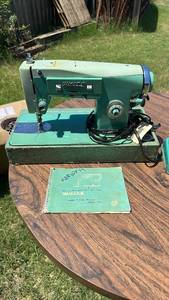 lot 223 image: White Zigzag Sewing Machine Model 3355