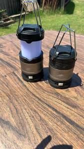 lot 224 image: CASKA 2-Pack Collapsible LED Camping Lantern