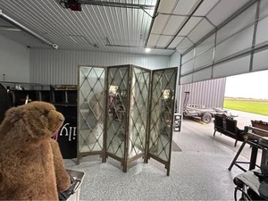 lot 7001 image: John-Richard 4-panel Folding Room Divider Screen