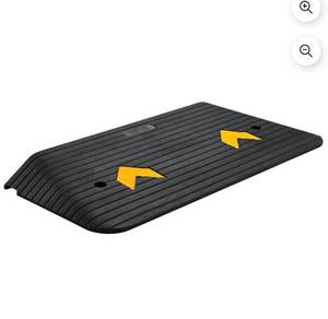 lot 18016 image: Threshold Ramp 35.5 x 18 inch 15 Ton Load Capacity Beveled Edges - Retail $49