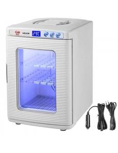 lot 21246 image: VEVOR Reptile Incubator, 25L Scientific Lab Incubator, Cooling and Heating 5 °C to 42 °C Automatic Incubator, 12V110V White Reptile Egg Breeding Hatchery Work for Thermostats Snakes and Turtles - Retail $142