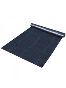lot 21323 image: VEVOR Weed Barrier Landscape Fabric, 6 x 250 ft, 4.1 Oz Premium Woven Ground Cover, Heavy Duty PP Material & Easy Setup, Weed Control for Outdoor Garden, Lawn, Driveway, Black - Retail $68