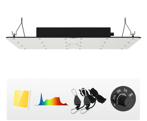 lot 21353 image: VEVOR LED Grow Light, 400W Full Spectrum Dimmable, High Yield Samsung 2B1B Diodes Growing Lamp for Indoor Plants Seedling Veg and Bloom Greenhouse Growing, Daisy Chain Driver for 4x45x5 ft Grow Tent - Retail $189