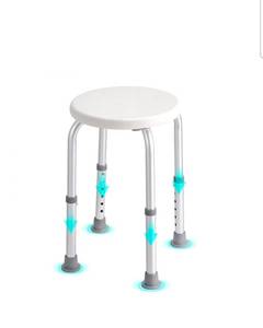 lot 21357 image: VEVOR Shower Chair for Inside Shower, Adjustable Height Shower Stool, Non-Slip Bench Bathtub Seat Stool for Elderly Disabled Adults Handicap, 300 lbs Capacity - Retail $0