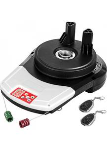 lot 21384 image: 112VEVOR Garage Roller Door Opener, 800 N Lift Force 164 ft Remote Control, 110V Electric Roller Gate Opener, Auto Garage Roller Gate Opener Kit with 2 Remote, Apply for Garage Store - Retail $157