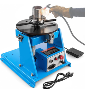 lot 21428 image: VEVOR Rotary Welding Positioner 10KG, 1-12 RPM 20W, Adjustable 0-90° Turntable with 8.1 Inch 3-Jaw Chuck, Compact Welder Machine for Precision Cutting, Grinding, Assembly, and Testing - Retail $255