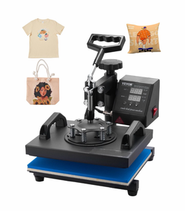 lot 21438 image: VEVOR Heat Press, 12x10Inch T-Shirt Press Machine, T-shirt Press Heat Press 30x23cm Printing Machine Heat Transfer Sublimation Machine for T-shirts - Retail $100