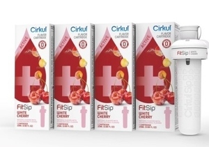 lot 7698 image: Cirkul FitSip White Cherry Flavor Cartridge 4-Pack