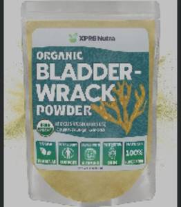 lot 7706 image: XPRS Nutra Organic Bladderwrack Powder (Fucus Vesiculosus) - Premium Bladderwrack Organic Powder for Glowing Skin - Vegan Friendly Bladderwrack Herb Iodine Supplement (8 Ounce)