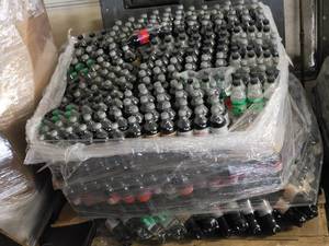lot 101 image: Pallet of Soda Approximately 120 6-Packs of Assorted Coke and Sprite Products - BB Dates Between OCT 2025 to JAN 2026