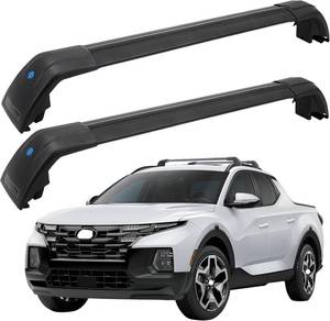 lot 7010 image: Roof Rack Cross Bars Compatible with Hyundai Santa Cruz 2021-2026 SE SEL Premium Night Limited, Flush Side Rails, Heavy Duty Anti-Theft Aluminum Roof Rails Crossbars Rooftop Luggage Racks Carrier