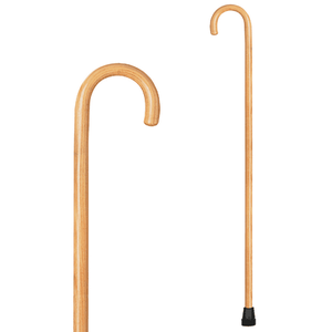 lot 7020 image: Carex Health Brands Round Handle Wood Cane  Natural