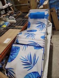 lot 7035 image: Sun Tanning Chair with Face Hole,Beach Lounge Chair