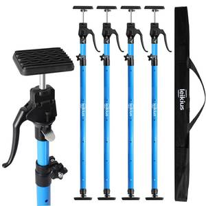 lot 7040 image: Cabinet Jacks for Installing Cabinets, Heavy Duty Third Hand Support Pole,Drywall Jack,Premium Dust Barrier Pole,Telescopic Adjustable Support Pole For Celling Extend from 49.2 to 114.2 inches 4PC