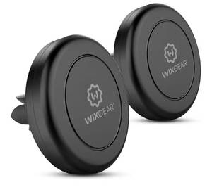 lot 7213 image: Magnetic Phone Holder for Car, WixGear 2 Pack