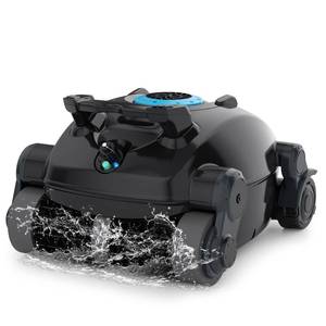 lot 7094 image: Cordless Robotic Pool Cleaner, Wall Climbing, Lightweight, Extended Battery Life, 8L Large Capacity, Advanced Dual-Motor, X1 Auto Pool Vacuum for Inground & Above Ground Pools Up to 1100 Sq.Ft, Blue