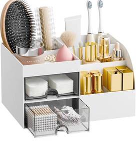 lot 7124 image: Makeup Organizer with 2 Drawers