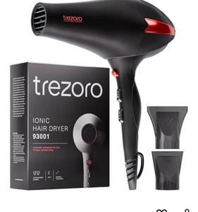 lot 7135 image: TREZORO Professional Hair Dryer, Ionic Ceramic Tourmaline Technology, 2000W Fast Quiet Drying,