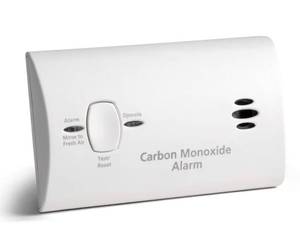 lot 7164 image: Kidde Carbon Monoxide Detector, AA Battery Powered, Portable for Travel or Home, 85 dB Alarm, LED Status Indicators, 3rd Edition