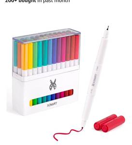 lot 7178 image: Xinart Pens for Cricut Maker 3,Maker,Explore 3,Air 2, Dual Tips 36pcs Markers Pens Set Waterbased Ink Ultimate Fine Point Pen (0.4 Tip & 1.0 Tip)