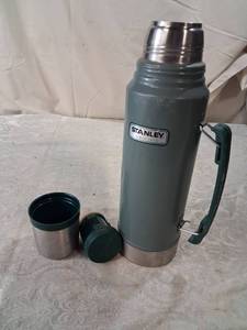 lot 60 image: Stanley Vacuum Insulated Bottle with Stopper Cap