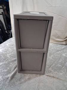 lot 77 image: Sterilite 2-Drawer Storage Container with Lids