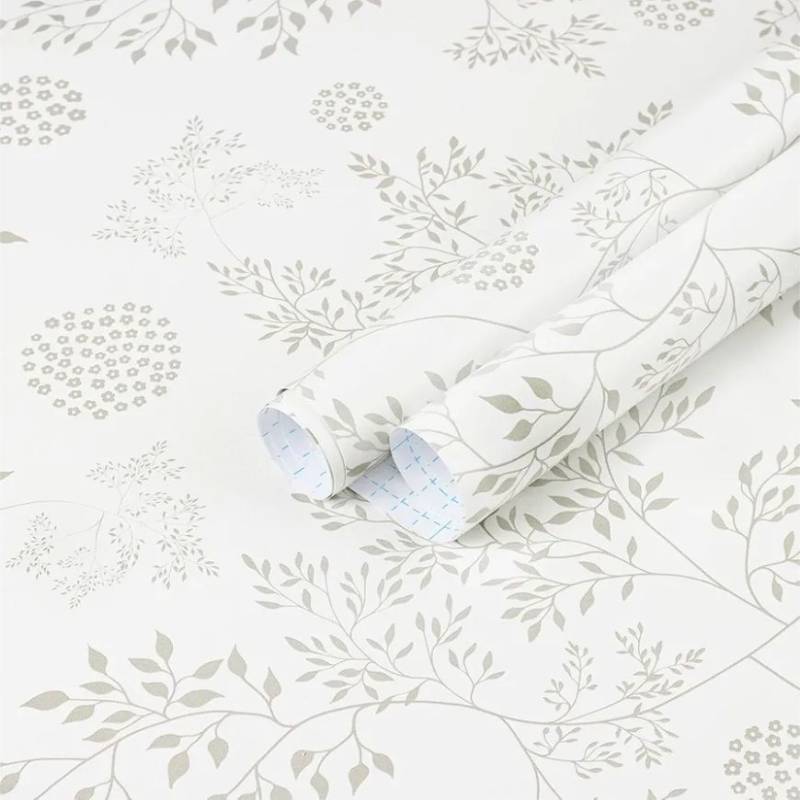 lot 63710 image: Boho Peel and Stick Wallpaper Floral Contact Paper 17.3x196 Wall Paper Removable Self Adhesive Wallpaper for Cabinet Bedroom Bathroom Waterproof Nursery Decor Vinyl Papel Tapiz para Pared - Retail $20