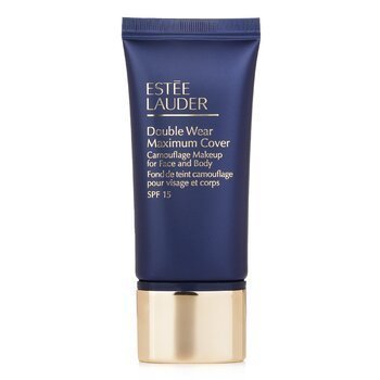 lot 27662 image: Estee Lauder Double Wear 24-Hour Maximum Cover Camouflage Foundation for Face and Body SPF 15  Full Coverage  Tattoo Cover Up Makeup Waterproof, 1.0 Fl Oz, Creamy Tan. - Retail $55