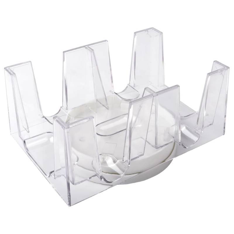 lot 17734 image: GSE 6-Deck Revolving Canasta Card Tray, Canasta Card Holder - Retail $13