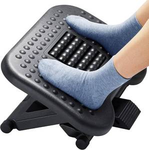 lot 8840 image: HUANUO Under-Desk Foot Rest, Adjustable with Massage Texture
