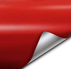 lot 8868 image: VViViD Matte Blood Red Vinyl Wrap Roll XPO Air Release (3x5ft)