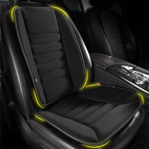 lot 8897 image: kingphenix Car Seat Cushion with Back Support - Memory Foam Black