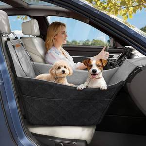 lot 8902 image: $50 Elevated Dog Car Seat Booster for SmallMed Dogs up to 35lbs