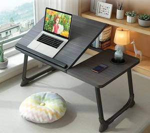 lot 8903 image: Bed Laptop Desk with Cup Holder, Foldable Lap Desk, Adjustable