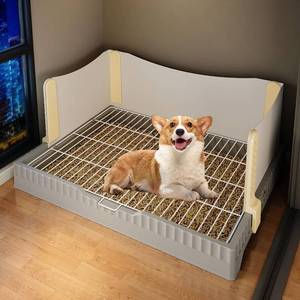 lot 8950 image: $144 Indoor Dog Potty Tray - Extra Large Toilet, Pee Pad Holder
