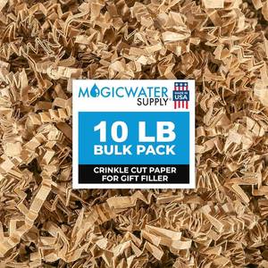 lot 8958 image: $50 MagicWater Crinkle Cut Paper for Gift Baskets, 10LB Kraft