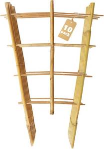 lot 8970 image: Bamboo Trellis 10 Pack, 36in Fan Stakes for Orchid & Vines