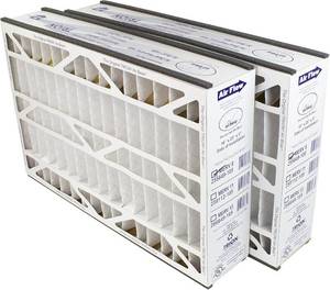 lot 8972 image: $69 NordicPure 255649-105 2Pack - 16x25x5 Pleated Filter, MERV 12