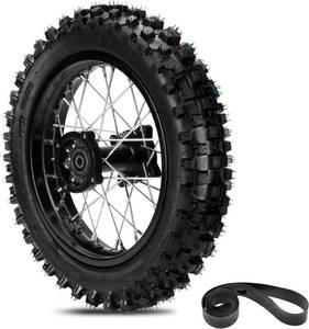 lot 8983 image: $85 EOPOAYI 80100-12 3.00-12 Dirt Bike Rear Wheel Tire Tube
