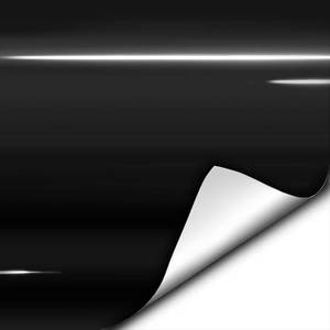 lot 8986 image: $47 VViViD Gloss Black Vinyl Wrap Film Air-Release Roll (6ft x 5ft)
