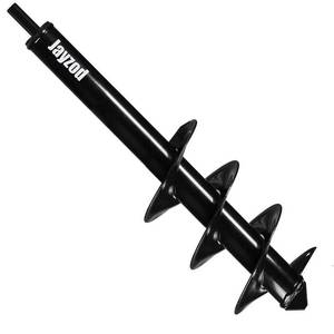lot 9007 image: 4x25 Garden Auger Drill Bit for Bulbs & Bedding Plants, 38 Hex