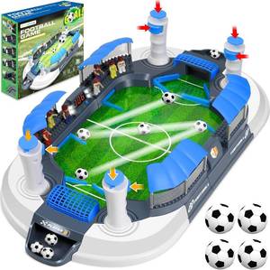 lot 9051 image: Mini Foosball Table with LED Scoreboard - Indoor Soccer Toy